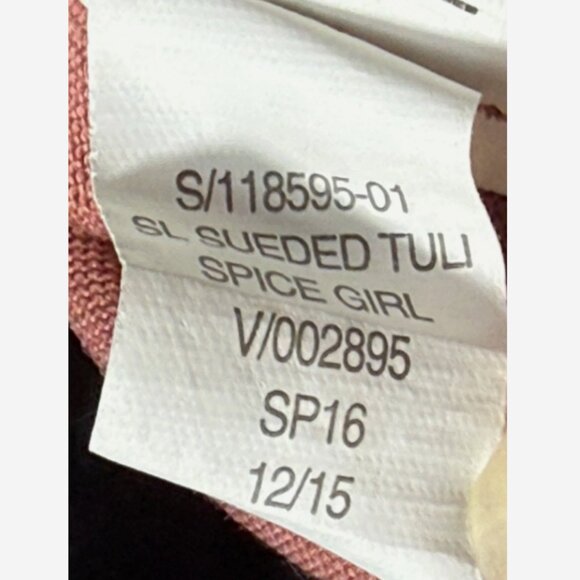 Old Navy Dark Pink Sueded Tulip-Back Tee Women’s M Short Sleeve Top - Picture 6 of 7